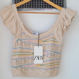 BNWT Zara Knit tank top - M